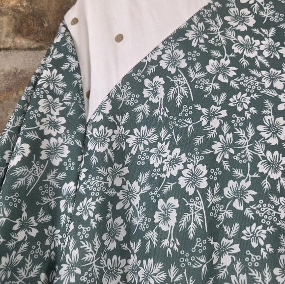 Dainty Jewells Floral Polka Dot Chiffon Midi Dress - Picture 4 of 11